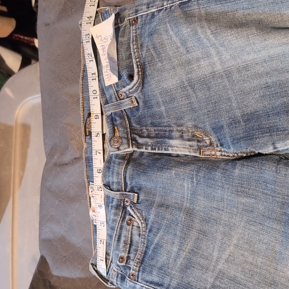 🚒Red Engine bootcut blue jeans 28 - Picture 10 of 10